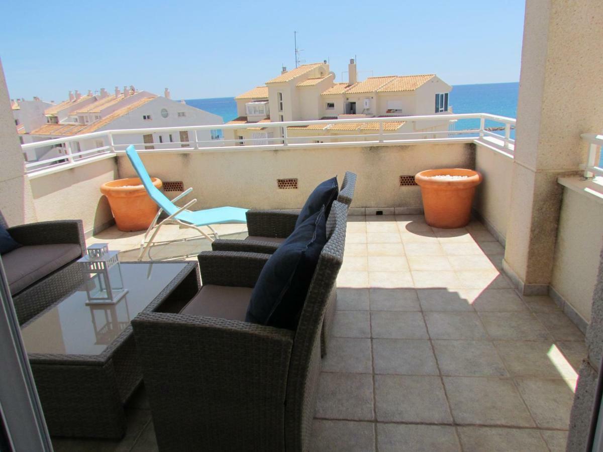 Beach Front Line Penthouse In Altea Kültér fotó